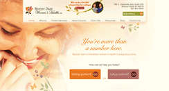 Desktop Screenshot of bdwomenshealth.com
